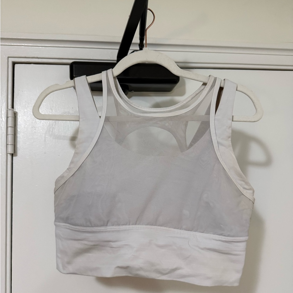 Women's White Mesh Tank Top Lululemon
